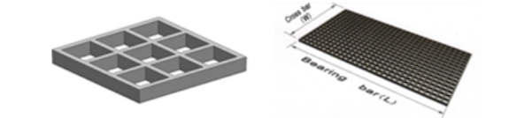 Fiberglass FRP GFRP Grating Grille